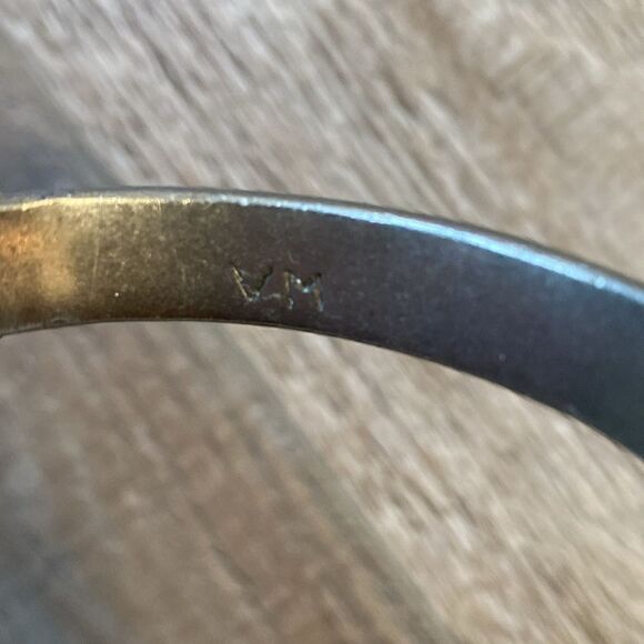 Vanessa Mooney Silver Studded Bangle Bracelet - Picture 3 of 3